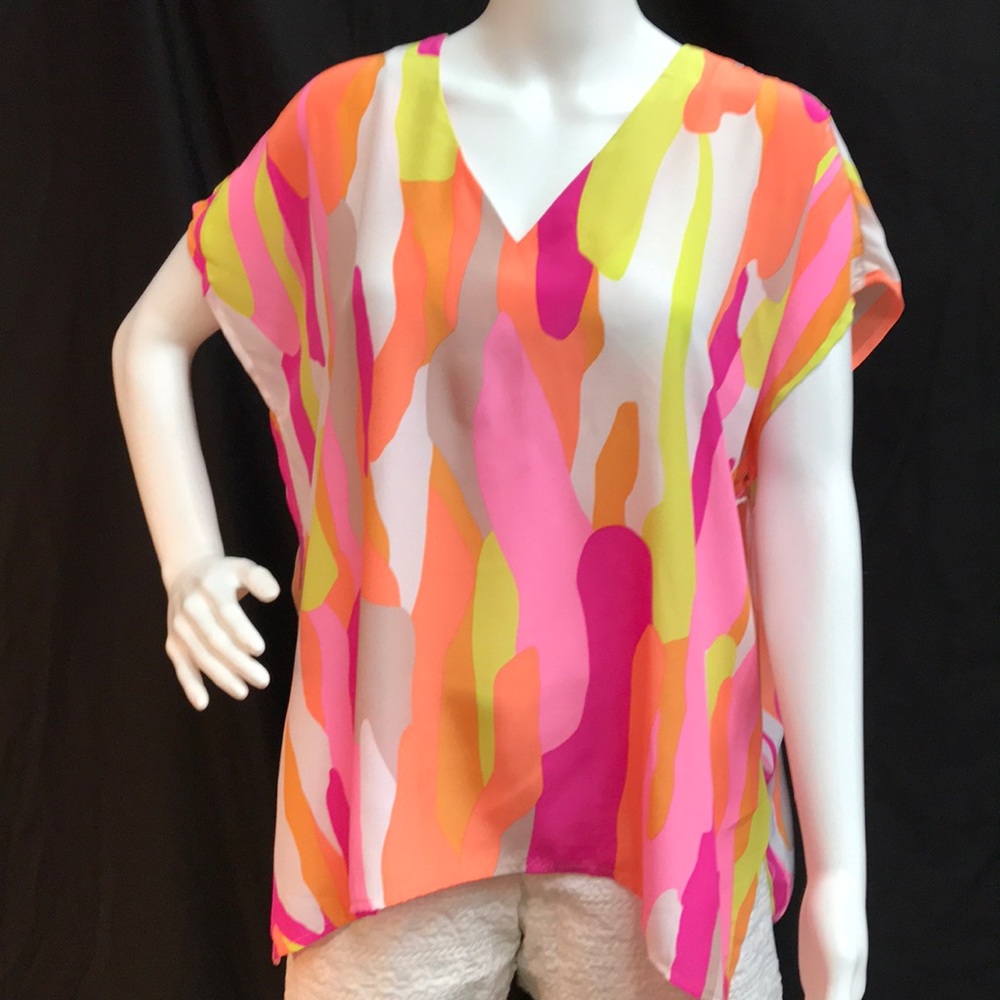 NEW Britt Ryan multi color top size small